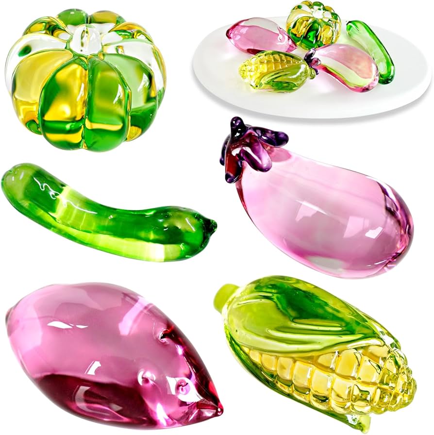 Amazon.co.jp: お供え クリスタル お野菜 セット 野菜 やさい ガラス