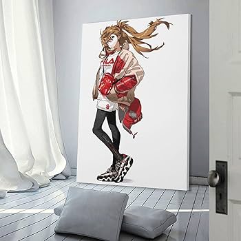 Amazon.co.jp: 絵画 大型 新世紀エヴァンゲリオン EVA アスカ アート