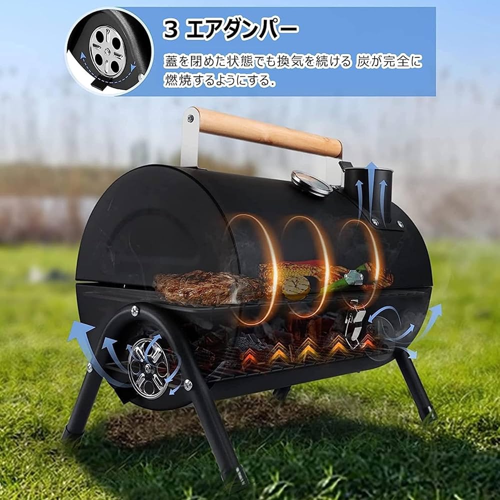 Amazon.co.jp: バーベキュー コンロ 蓋付き 卓上 bbq コンロ 持ち運び