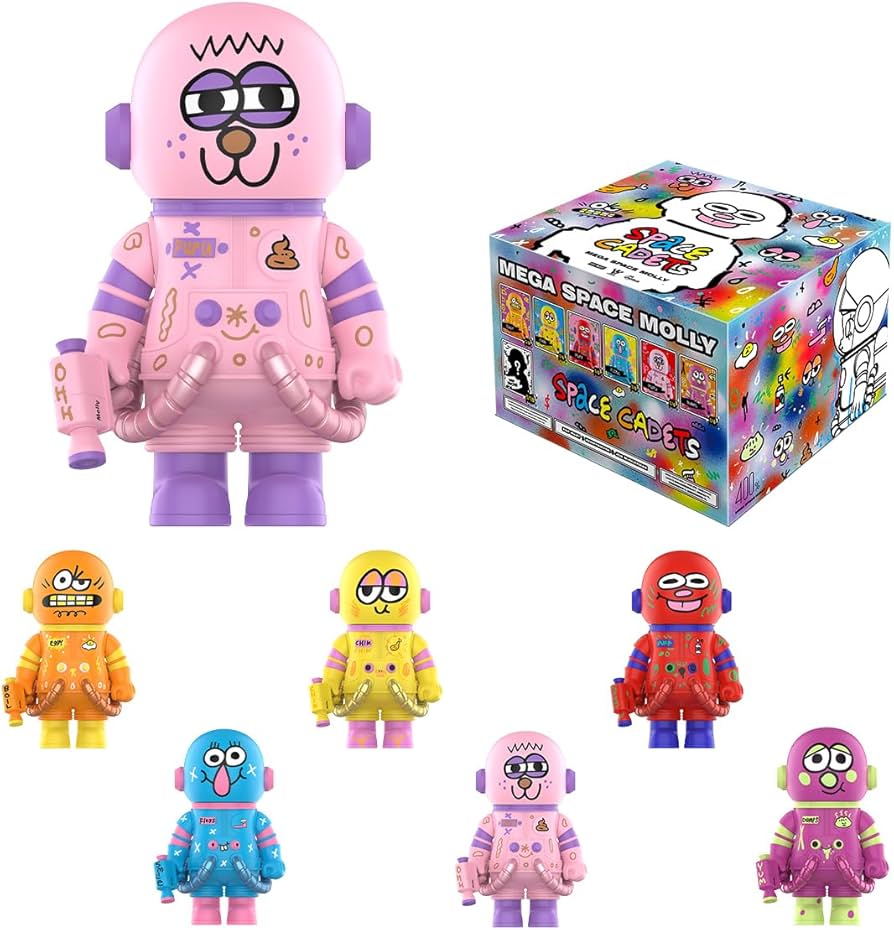 Amazon | POP MART MEGA SPACE MOLLY 400% JON BURGERMAN SPACE CADETS