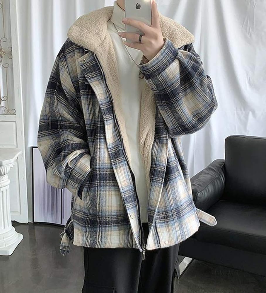 Amazon | [Ksila] ジャケット メンズ 裏ボア メルトン ジャケット