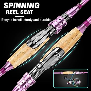 Amazon.co.jp: Sougayilang 釣り竿リールコンボ カーボンファイバー