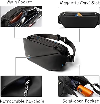 Amazon.com | NIID-R0 Sling Bag,Chest Bags for Switch 2,Crossbody