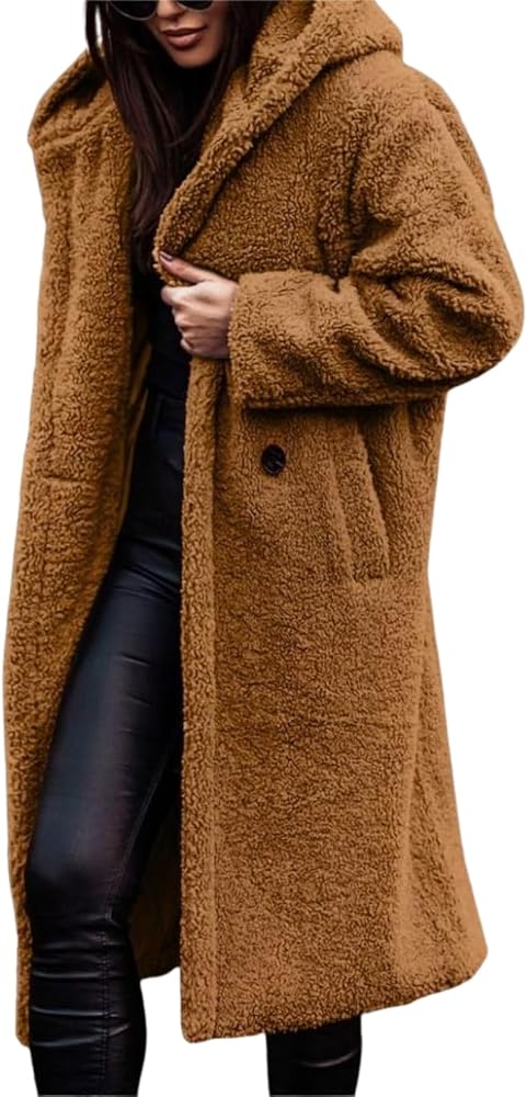 camel coat ladies cozy winter teddy bear coats for women cute