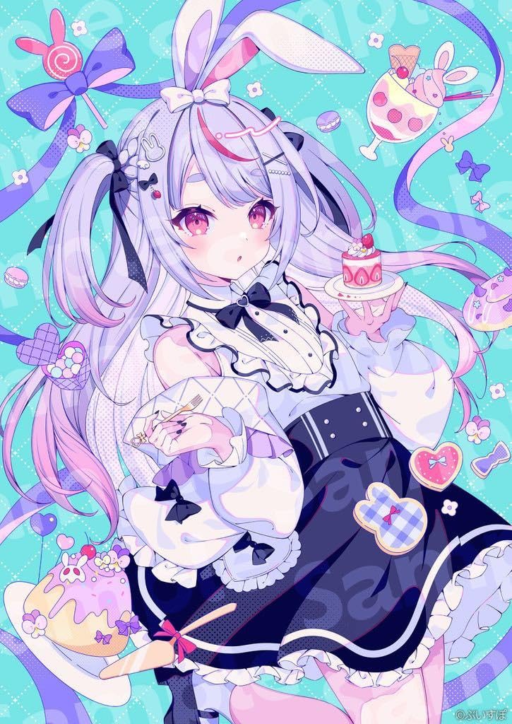 Amazon.co.jp: 兎咲ミミ 活動3周年記念 直筆サイン入りポストカード た