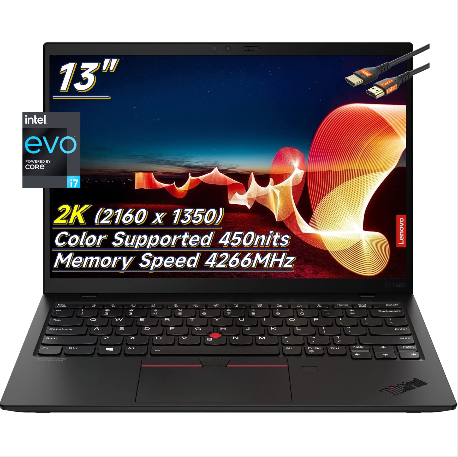 Amazon.co.jp: Lenovo ThinkPad X1 Nano 13インチ 2K(2160 x 1350) 100