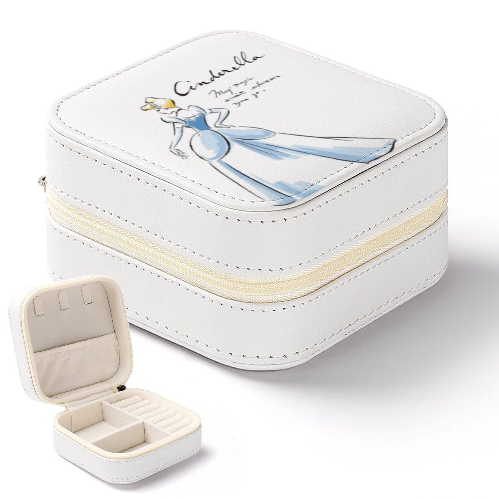 Amazon｜シンデレラ ジュエリーボックス アクセサリーケース 収納