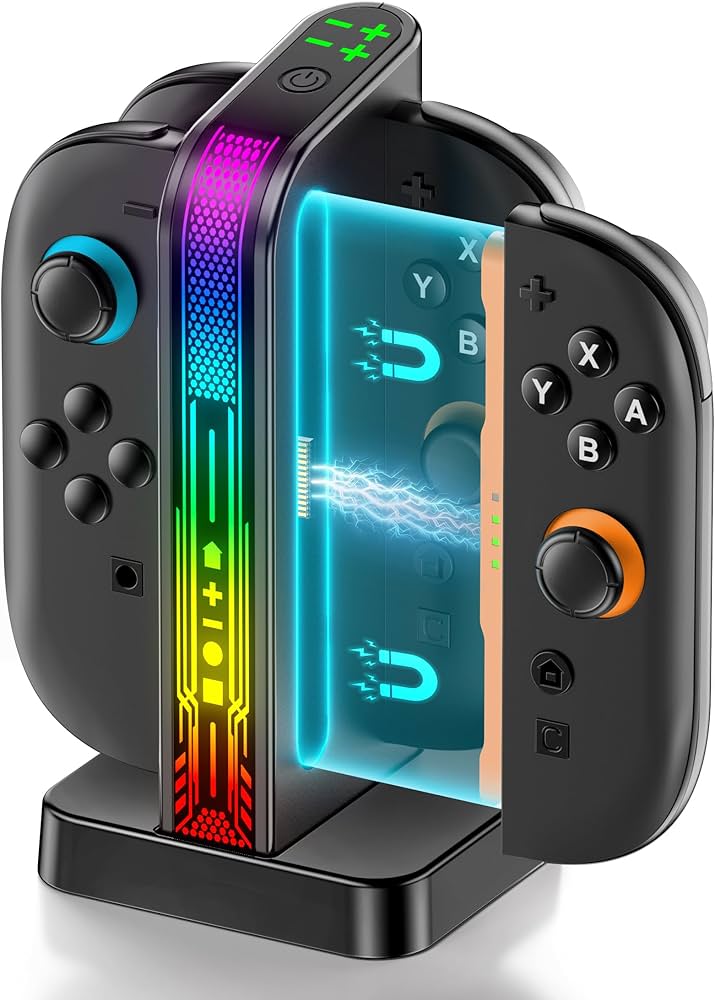 Amazon.co.jp: 【Nintendo Switch 2対応】Joy-Con 2 充電スタンド 4台