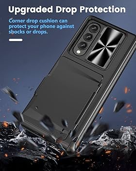 Amazon.com: SIXBOX Viaotaily for Galaxy Z Fold 4 Case with Card