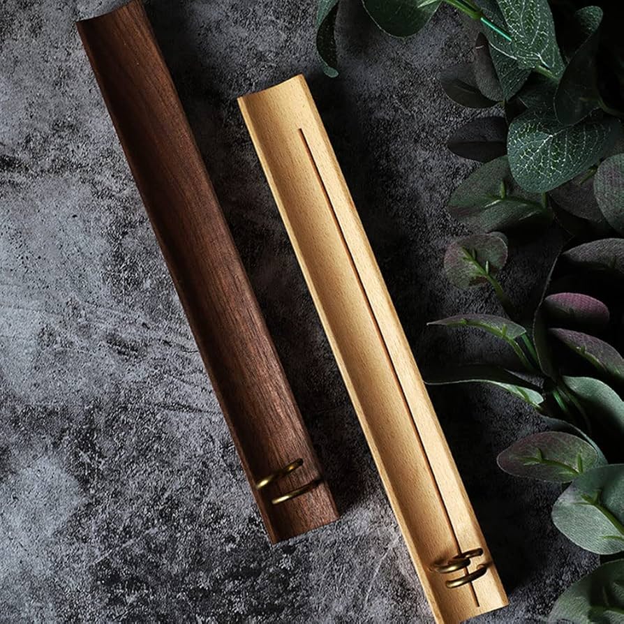 Amazon｜天然木と黄銅のインセンスホルダー お香立て おしゃれ 木製