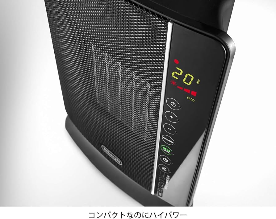 Amazon | デロンギ(DeLonghi) セラミック ファンヒーター ブラック