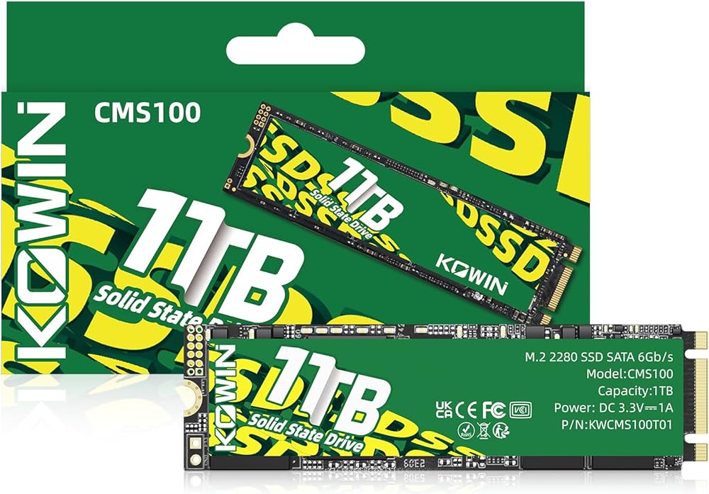 Amazon | KOWIN SSD 1TB M.2 2280 SATA III 6Gb/s 内蔵ソリッド