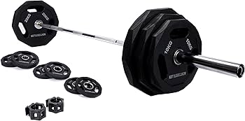 Amazon | KETTLEBELLKON (ケトルベル魂) オリンピック バーベル133KG