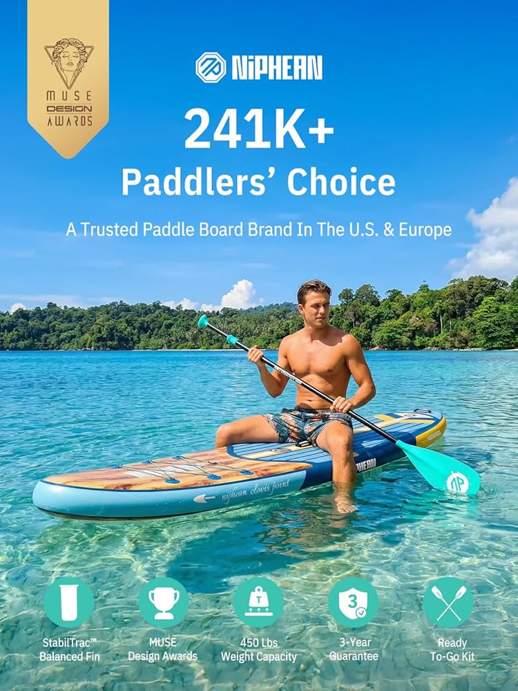Amazon | Niphean サップボード インフレータブル スタンドアップ