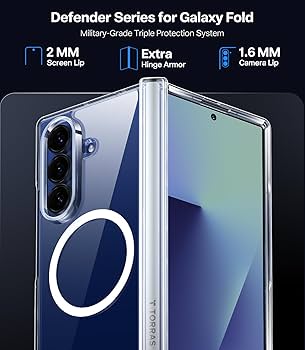 Amazon.com: TORRAS Magnetic Shockproof for Samsung Galaxy Z Fold 7