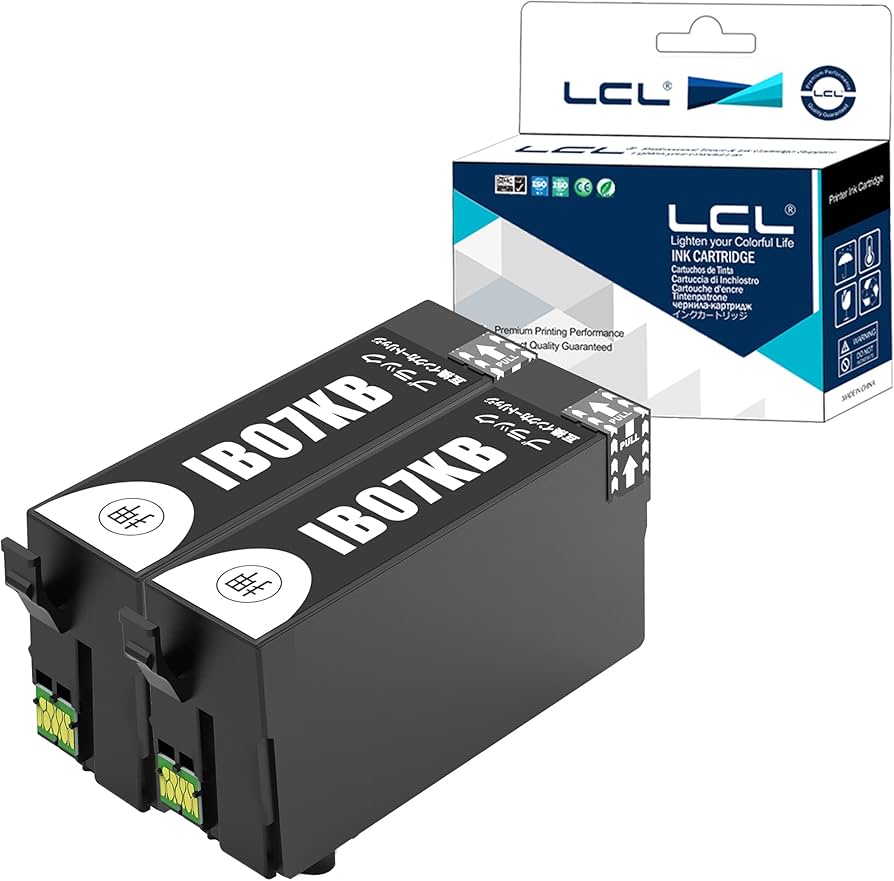Amazon.co.jp: LCL エプソン用 IB07 IB07KA IB07KB 大容量 顔料 (2