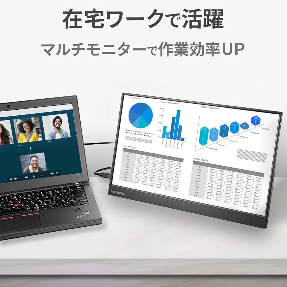 Amazon.co.jp: アイ・オー・データ IODATA モバイルモニター 15.6