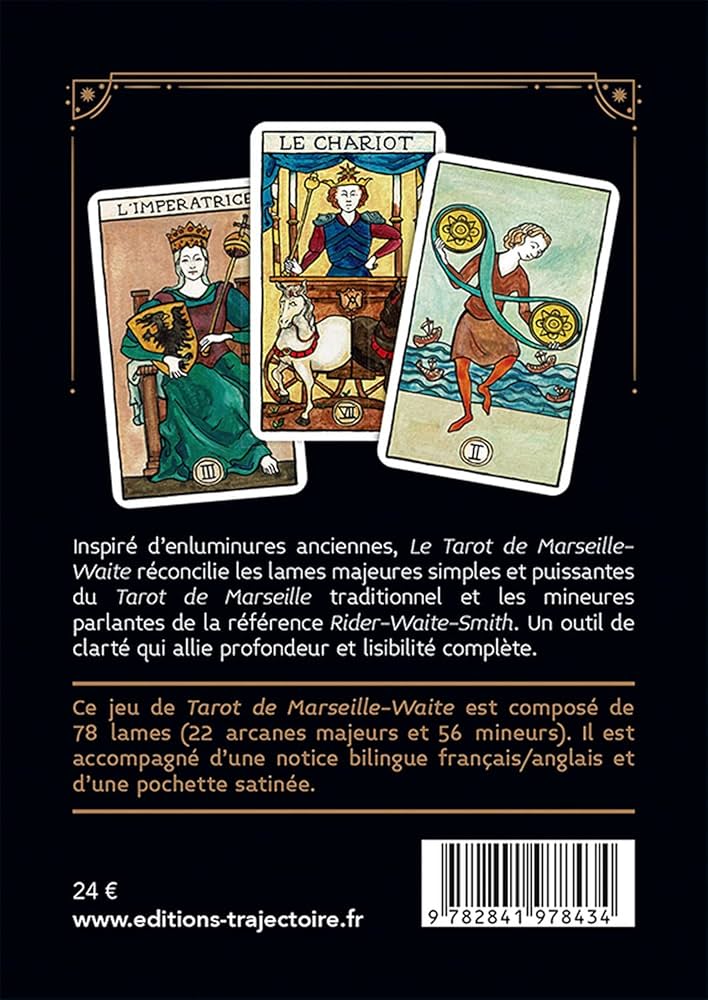 Amazon.co.jp: Le Tarot de Marseille Waite - Bilingue français