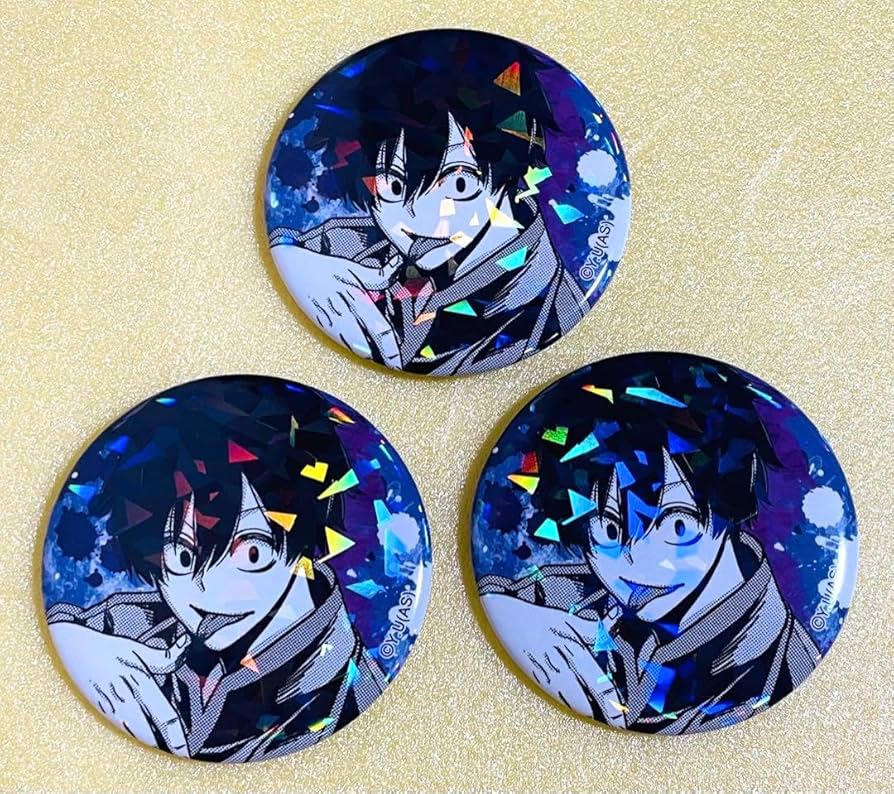 Amazon | 桃源暗鬼 淀川 真澄 ホログラム 缶バッジ Vol.1 | バッジ