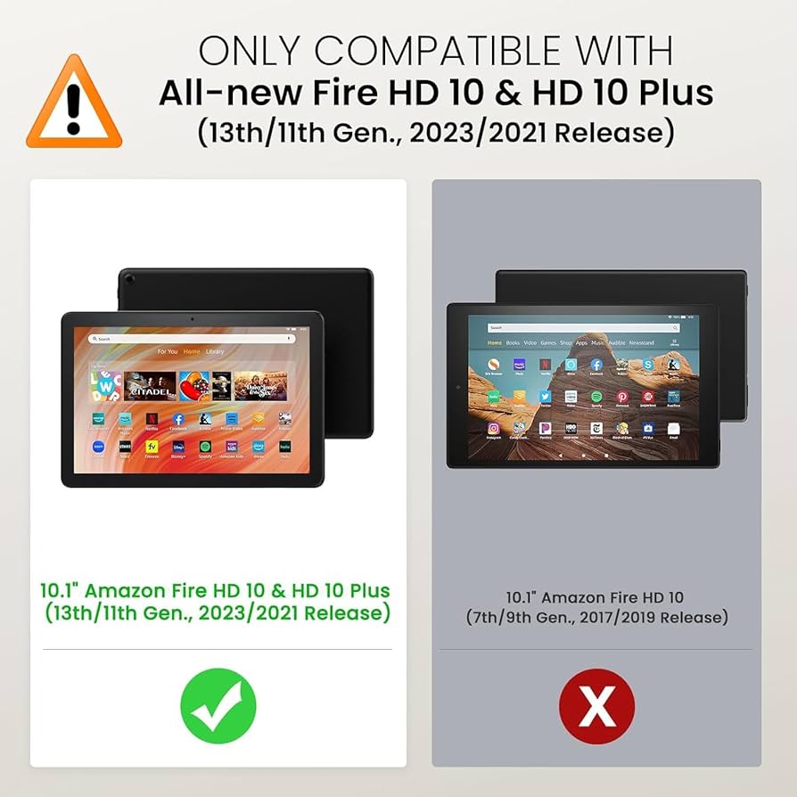 Amazon.com: for All-New Kindle Fire HD 10 & 10 Plus Tablet (13th