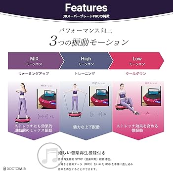 Amazon.co.jp: ドクターエア 3Dスーパーブレード PRO SB-06 ピンク