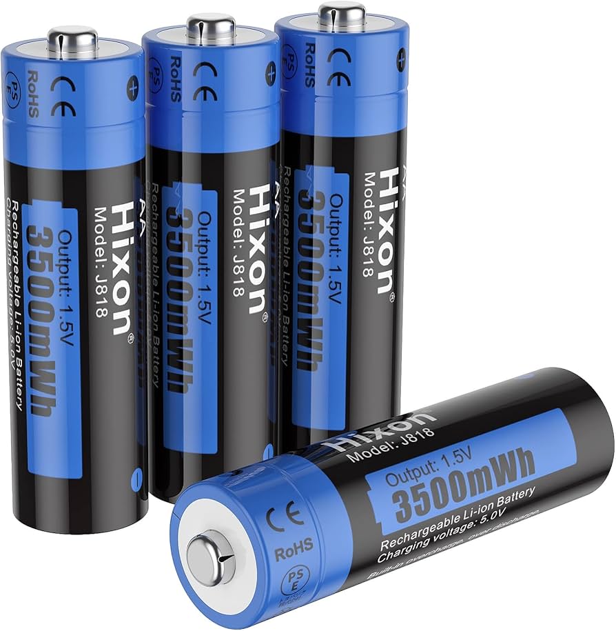 Amazon.com: Hixon Rechargeable AA Batteries, 3500mWh(2330mAh) high