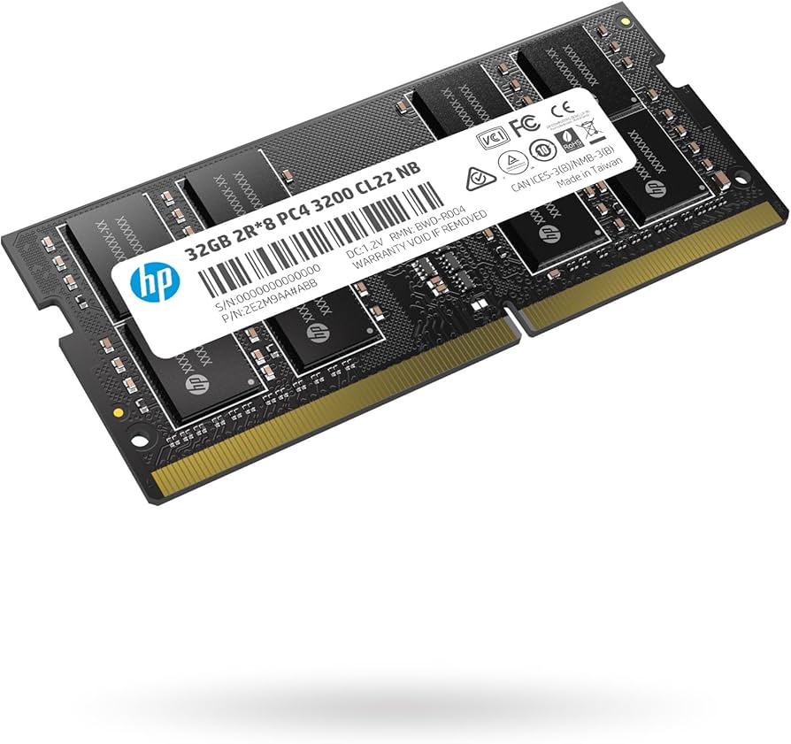 Amazon.co.jp: HP S1 シングルRAM 32GB DDR4 3200MHz CL22ノートPC