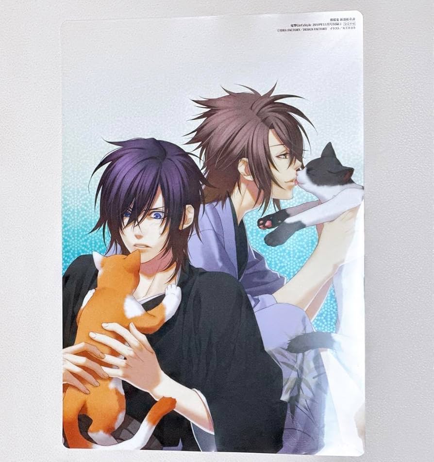 Amazon.co.jp: 薄桜鬼 斎藤一 沖田総司 付録 B5版 クリアポスター : ホビー