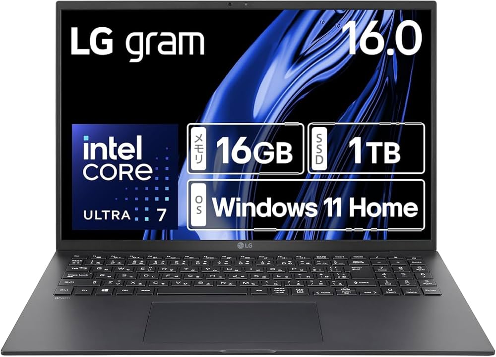 Amazon.co.jp: 【超軽量×16インチ】 LG gram/超軽量（1190g）/長時間