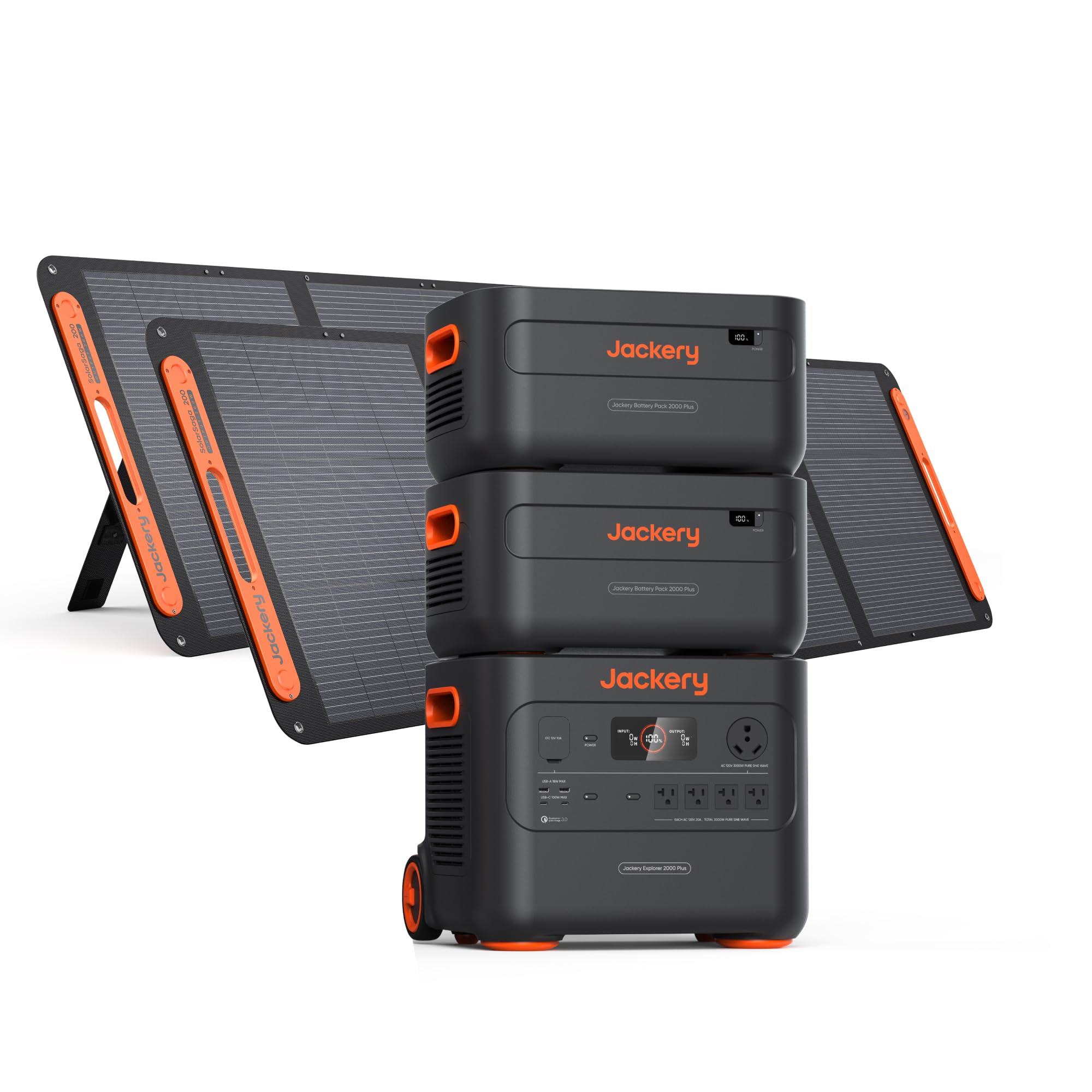 Amazon.com : Jackery Explorer 2000 Plus Kit(6kWh), 400W Solar