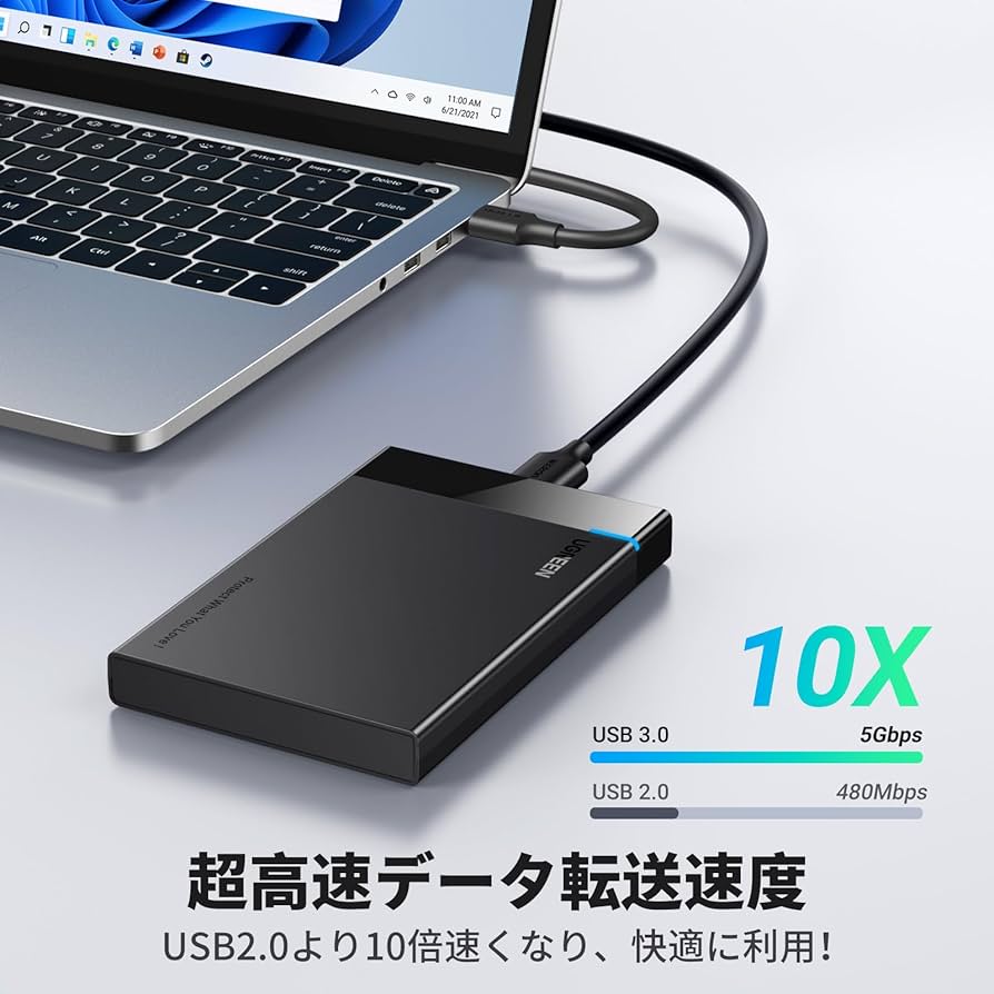 Amazon.co.jp: UGREEN 2.5インチ HDD ケース SSD ケース USB3.0接続
