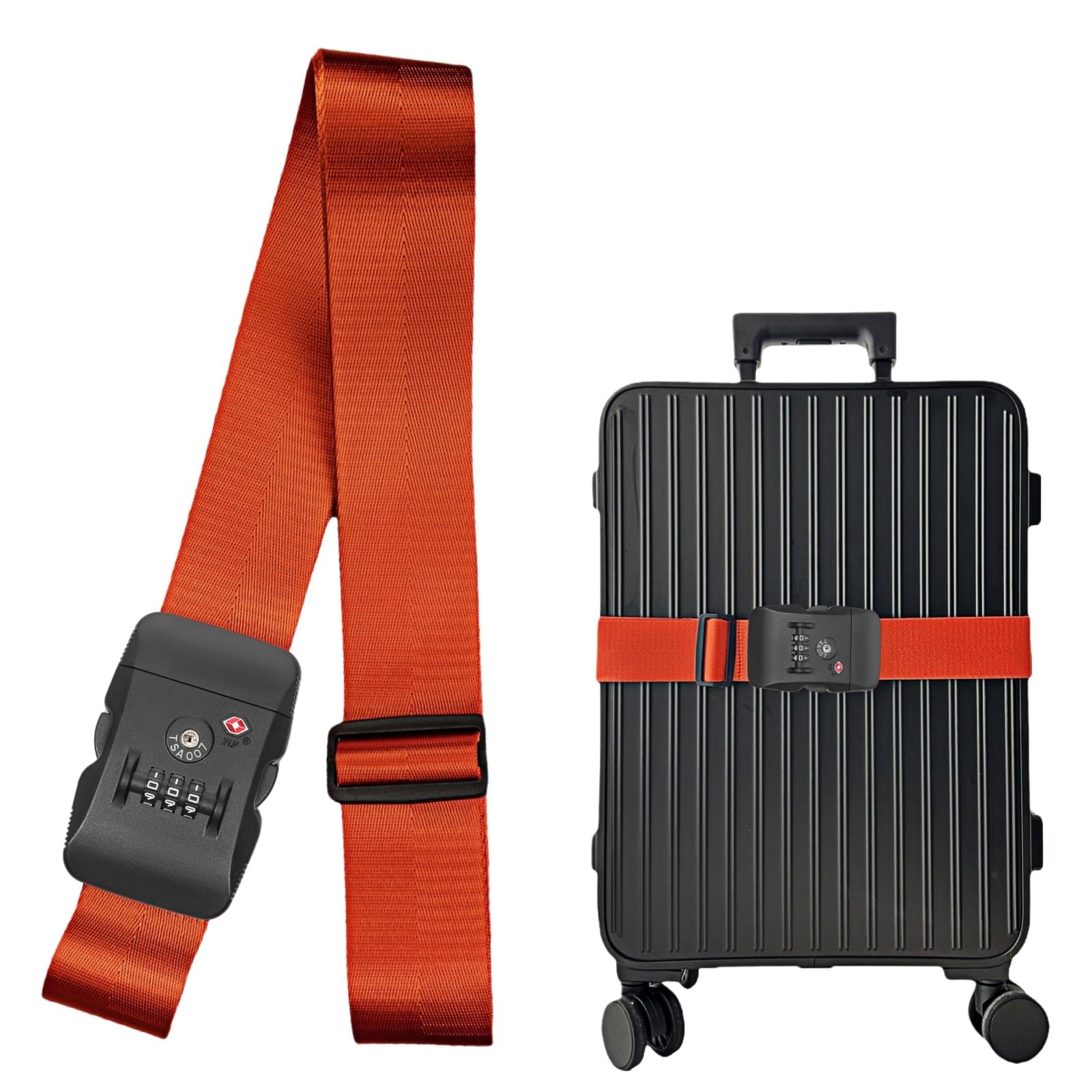 Amazon.co.jp: 【高級品質・海外旅行 便利グッズ】tsaロック付きスーツ