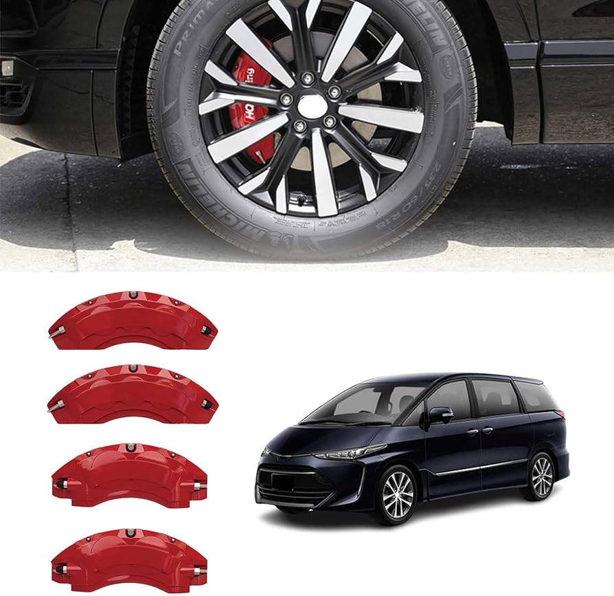 Amazon | キャリパーカバー トヨタ エスティマ50系 2006年1月-2020年3