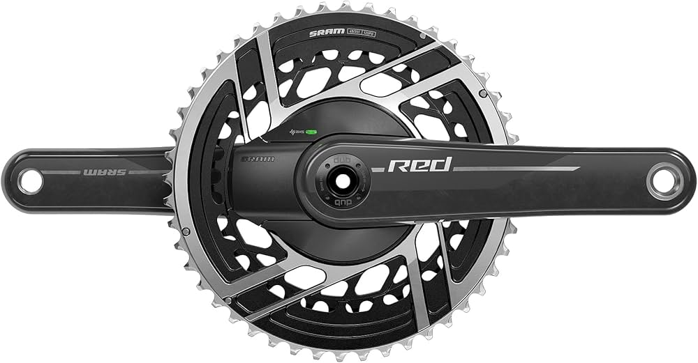 Amazon.com : SRAM RED AXS Power Meter Crankset - 165mm, 2X 12
