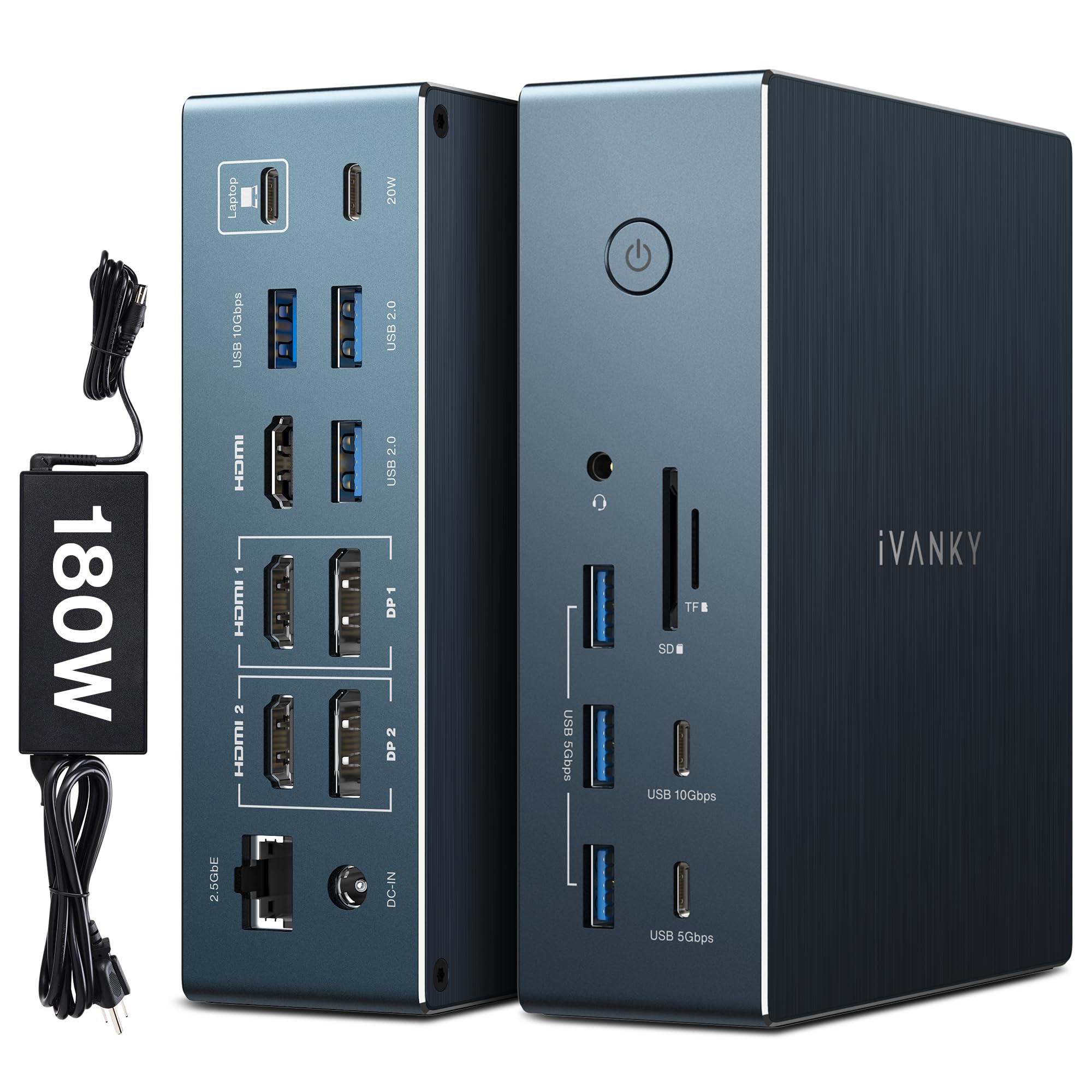 Amazon.com: iVANKY 20-in-1 DisplayLink Docking Station 3 Monitor