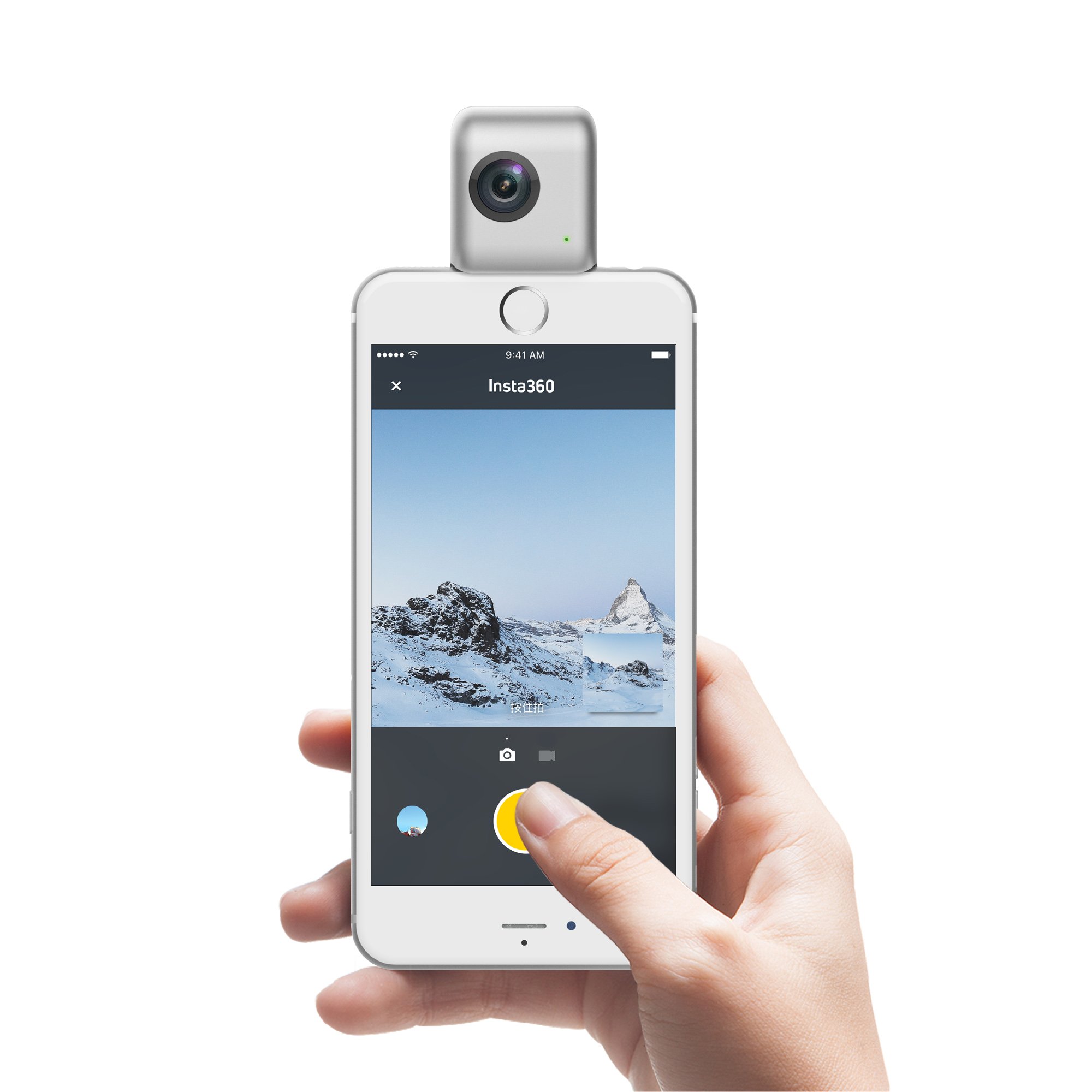 Amazon | Insta360 Nano 360度カメラ 3K動画 iPhone6/7シリーズ専用