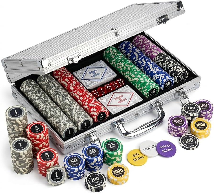 Amazon | HEITOK ポーカーセット 300枚 数字入り ポーカーチップ 11.5g