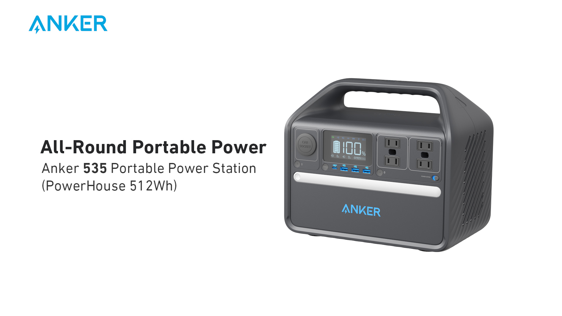 Watch Anker 535 Portable Power Station ﹙PowerHouse 512Wh﹚ on