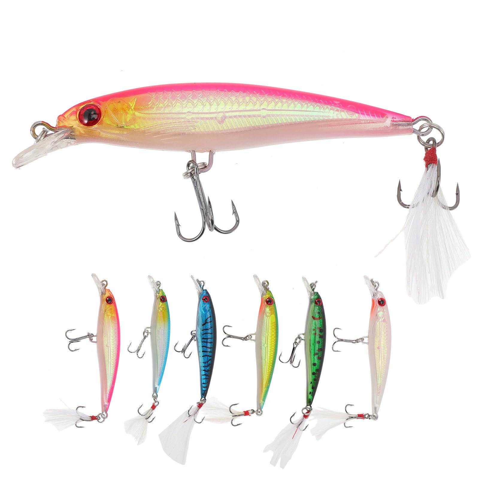 Amazon.co.jp: ibasenice シーバス ルアー セットフローティングミノー