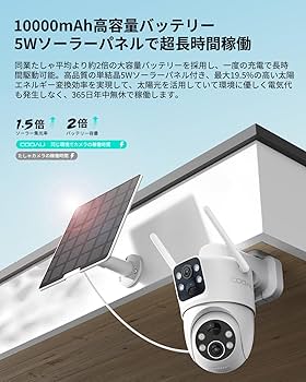 Amazon.co.jp: 【新進化デュアル防犯カメラ・同時記録/再生・真の360全