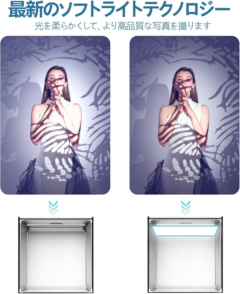 Amazon | 【最新】超大型 撮影ボックス5500K 撮影キット SAMTIAN