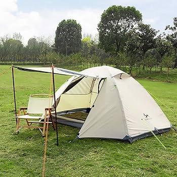 Amazon | TOMOUNT テント 2人用 アルミポール 軽量 キャンプ テント