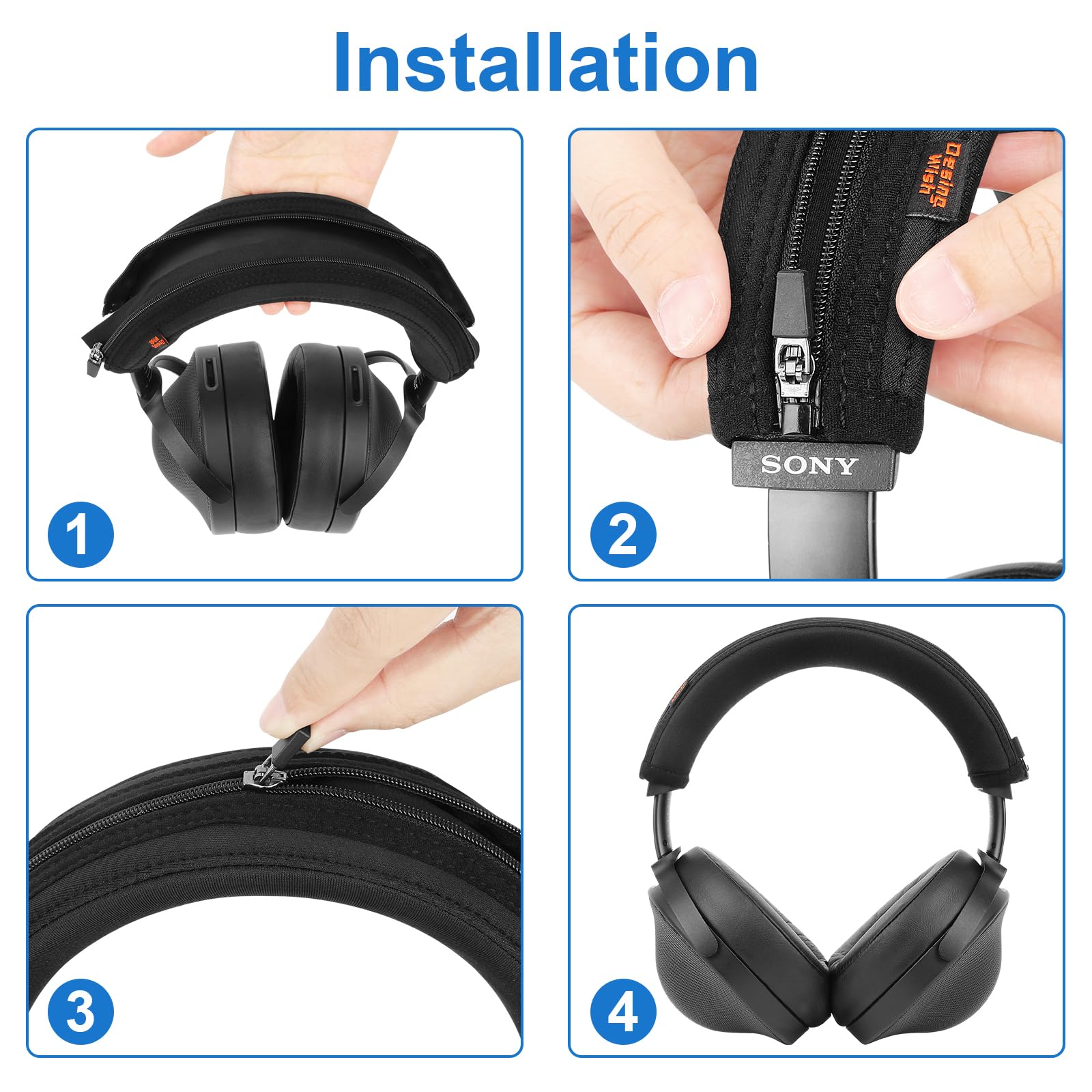 Amazon | Desing Wish MDRZ1R ヘッドホンカバー Sony MDR-Z1R に適合