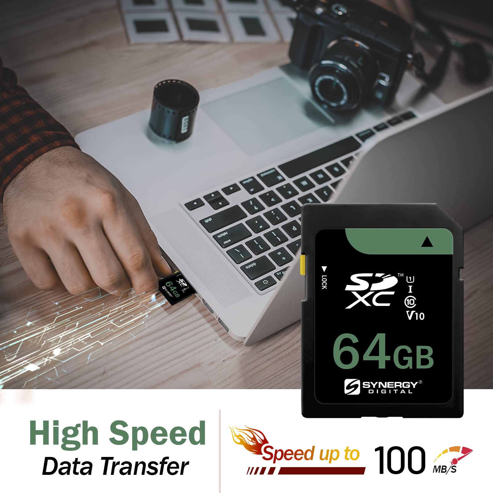 Amazon | Synergy (シナジー) Digital 64GB セキュアデジタル SDXC UHS