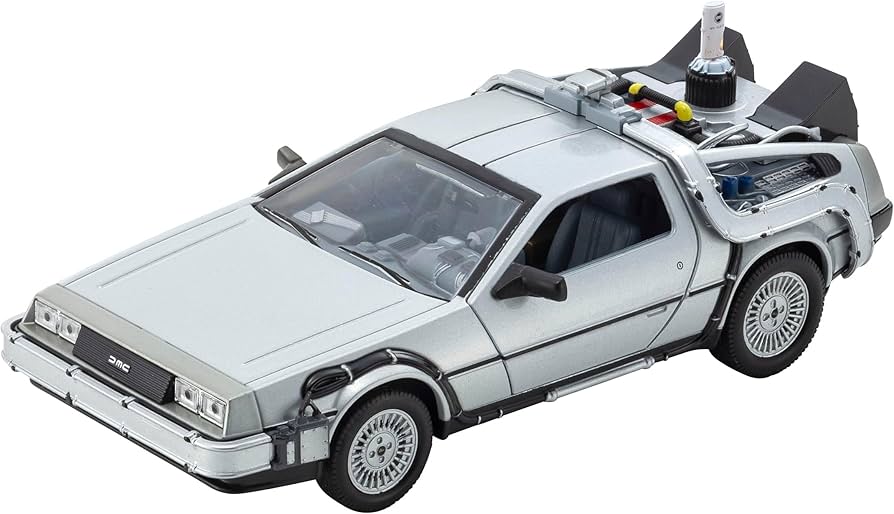 Amazon | WELLY 1/24 デロリアン DMC-12 (BACK TO THE FUTURE II) 完成