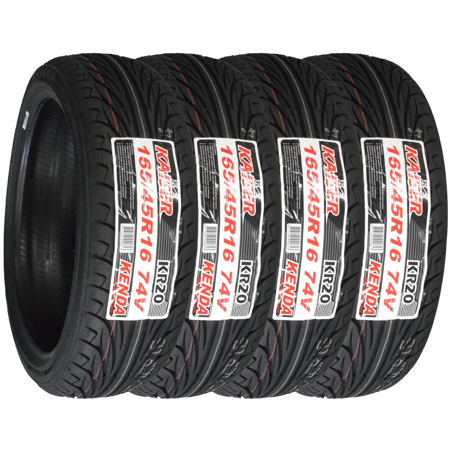 Amazon.co.jp: ケンダ(KENDA) サマータイヤ KR20 165/45R16 74V 4本