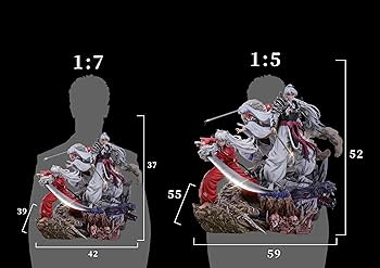Amazon.co.jp: 犬夜叉 殺生丸 闘牙王 フィギュア 1/5スケール 塗装済み