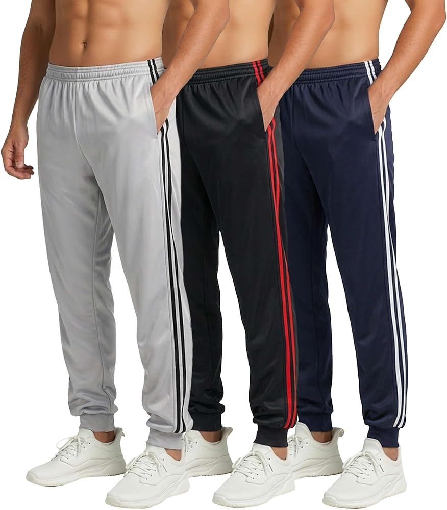 Amazon.com: Real Essentials 3 Pack: Men's Tricot Active Athletic