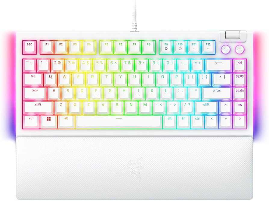Amazon.co.jp: Razer レイザー BlackWidow V4 75% JP White Edition