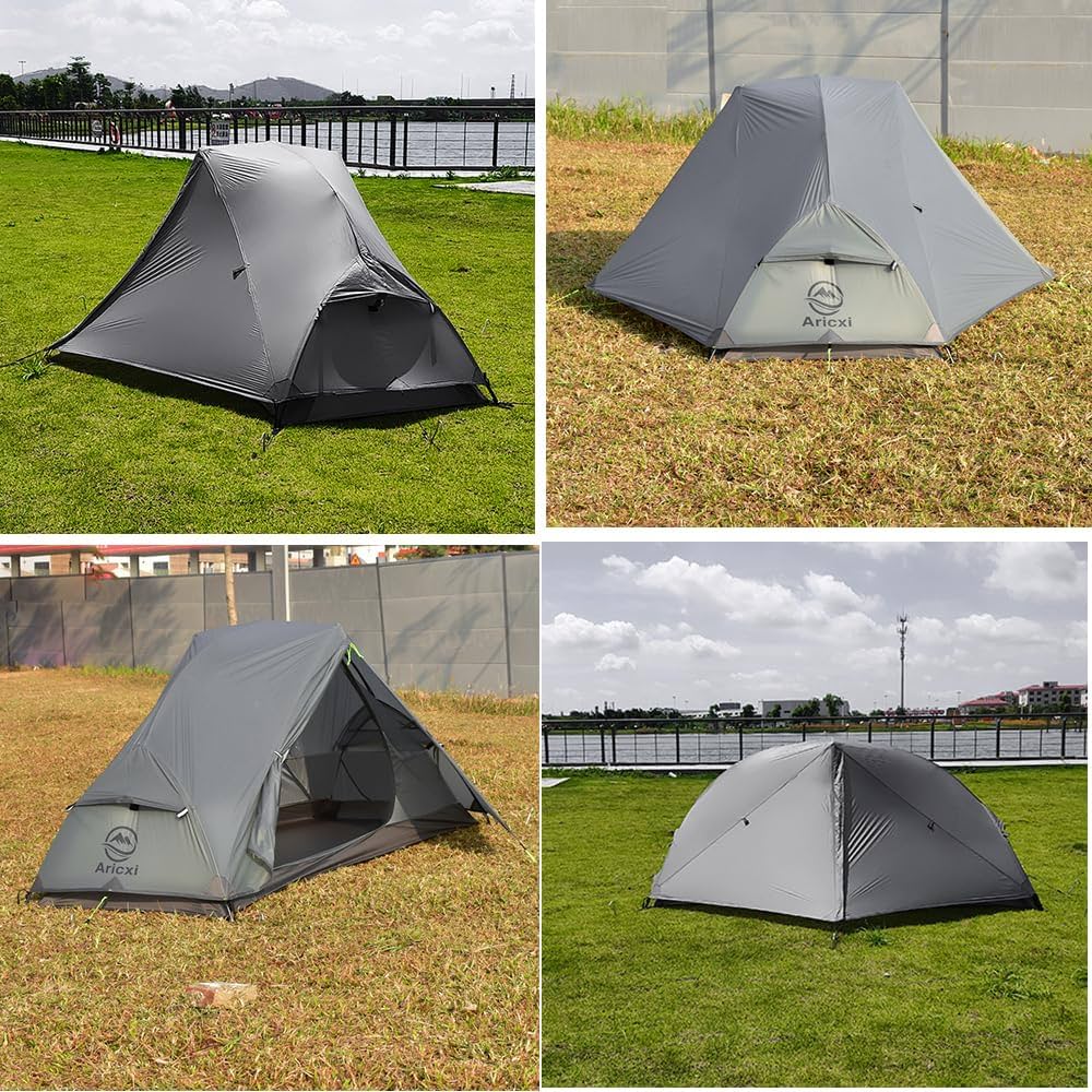 Amazon.co.jp: Aricxi 1人用テント、軽量、アウトドア使用、専用地